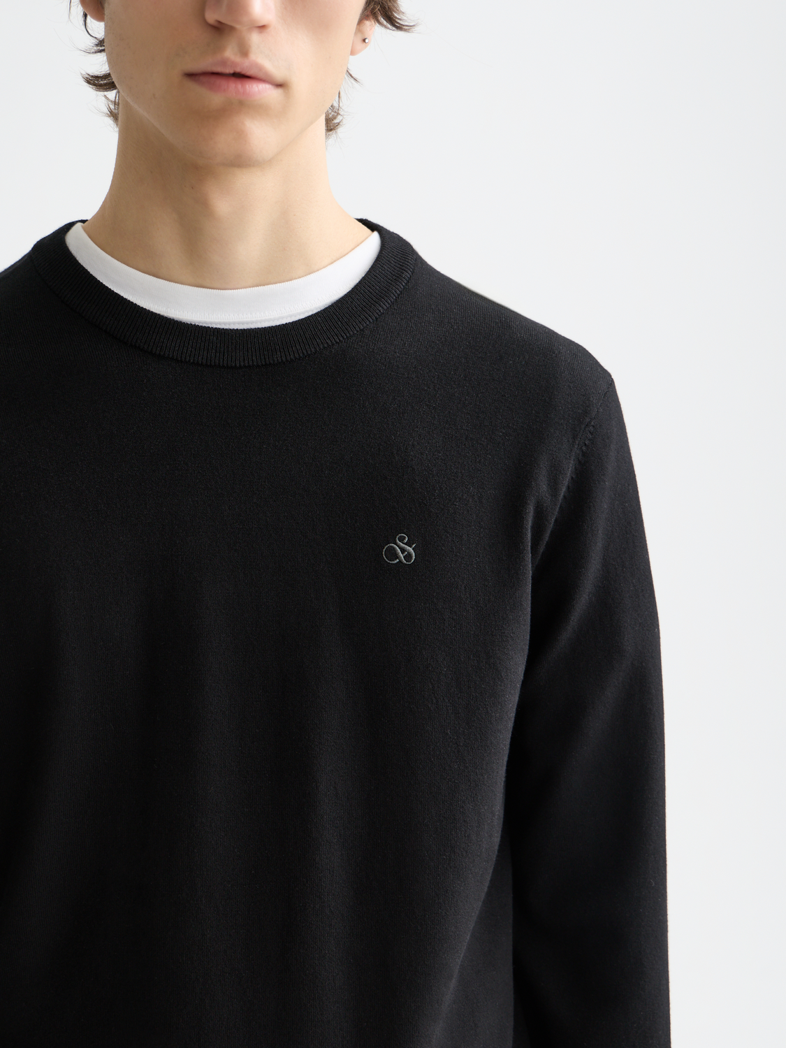 Viscose crewneck pullover - Scotch & Soda AU