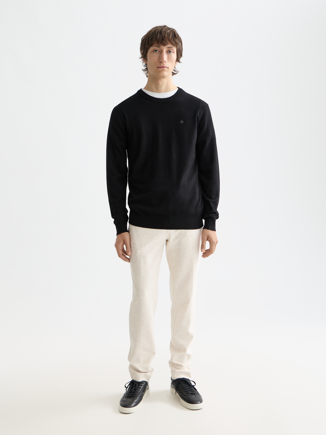 Viscose crewneck pullover - Scotch & Soda AU