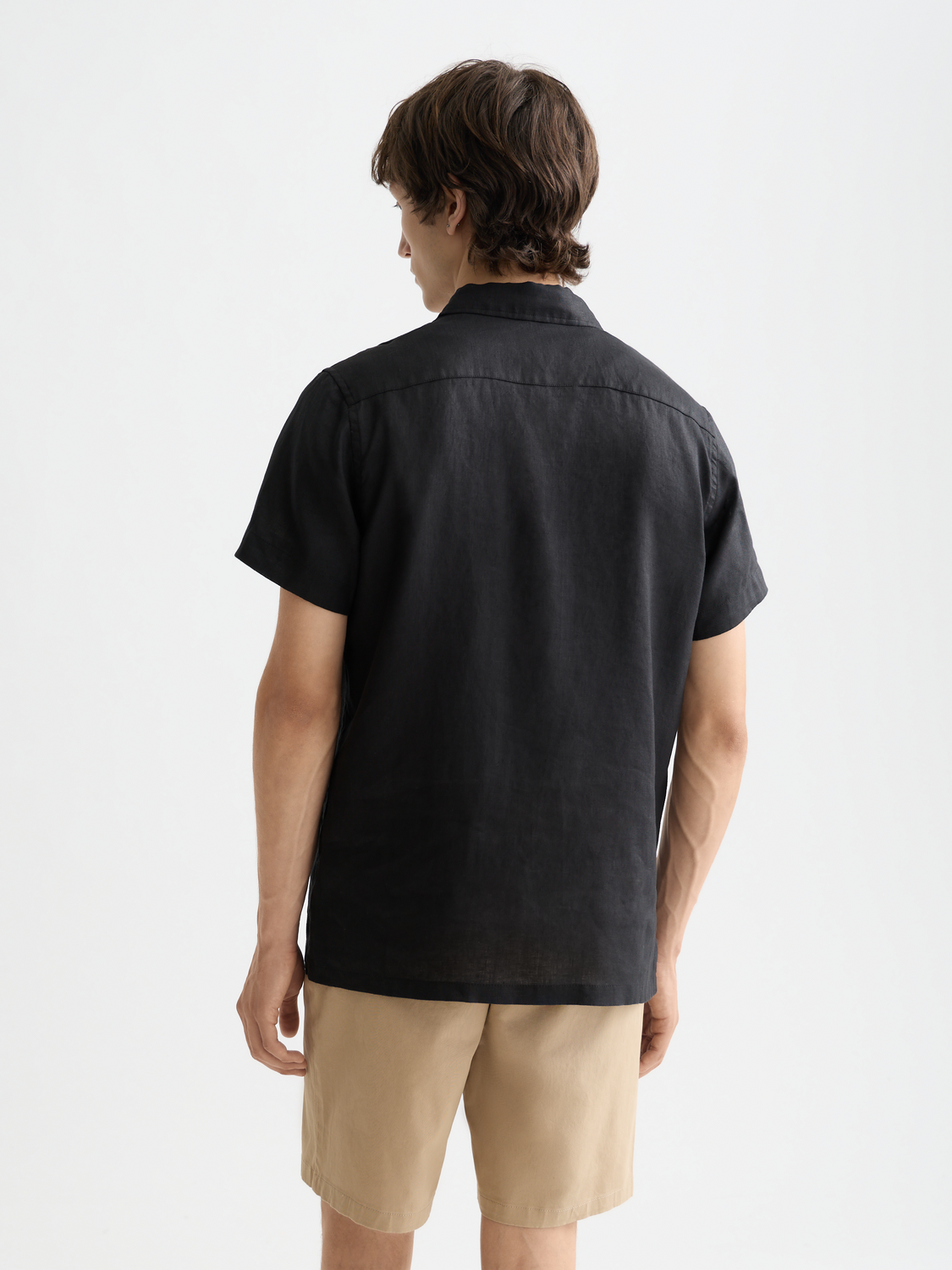Short sleeved linen shirt - Scotch & Soda AU