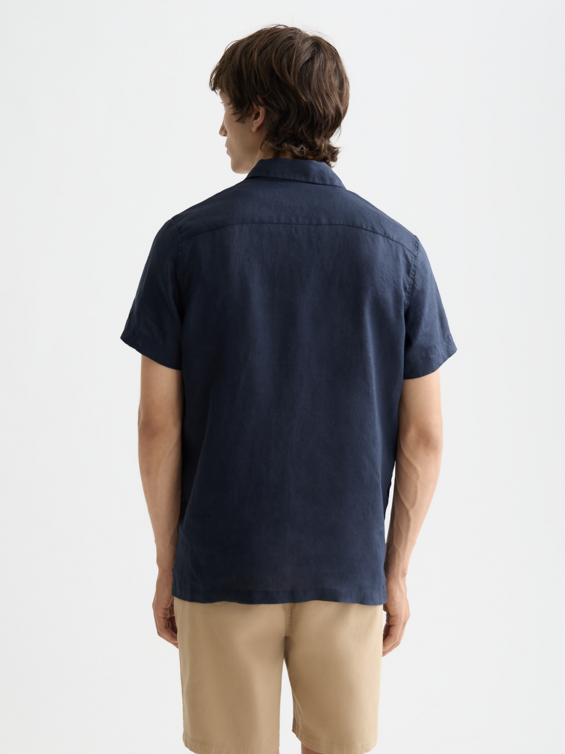 Short sleeved linen shirt - Scotch & Soda AU