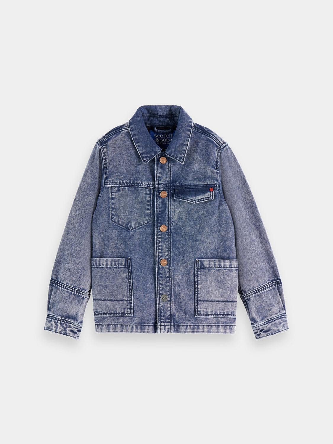 Kids - Denim workwear jacket - Scotch & Soda AU