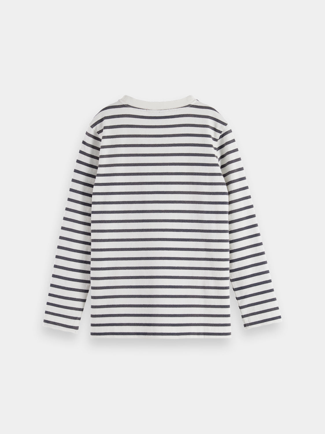 Kids - Denim washed breton t-shirt - Scotch & Soda AU
