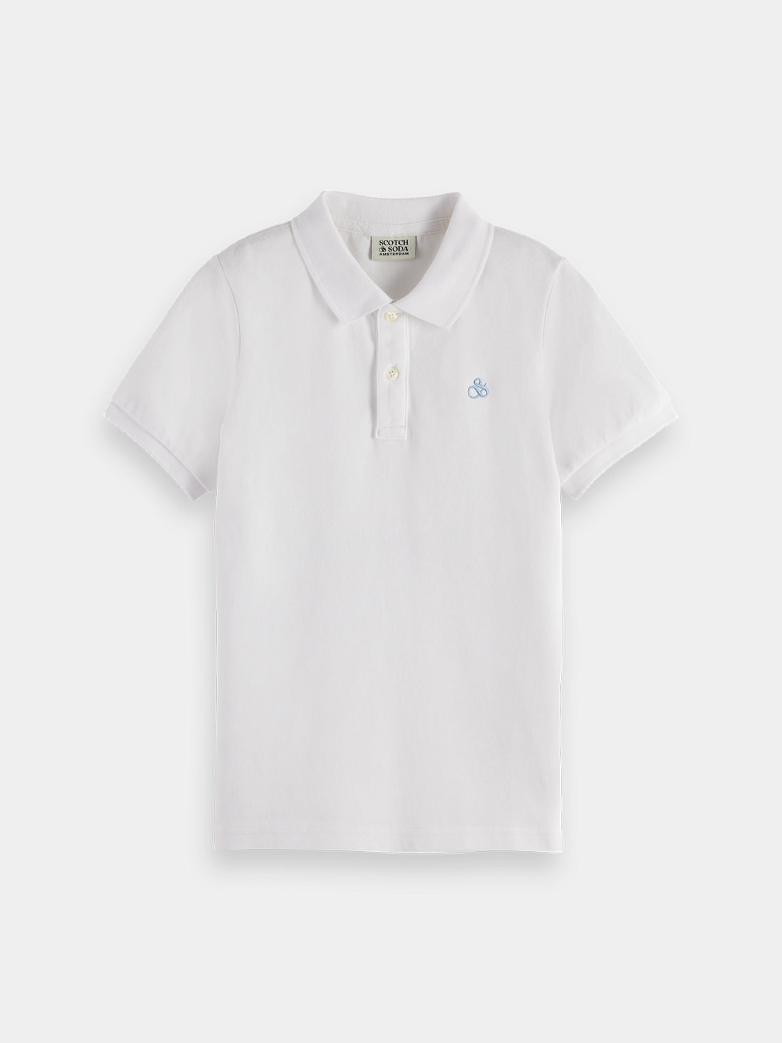 Kids - Garment-dyed pique polo - Scotch & Soda AU