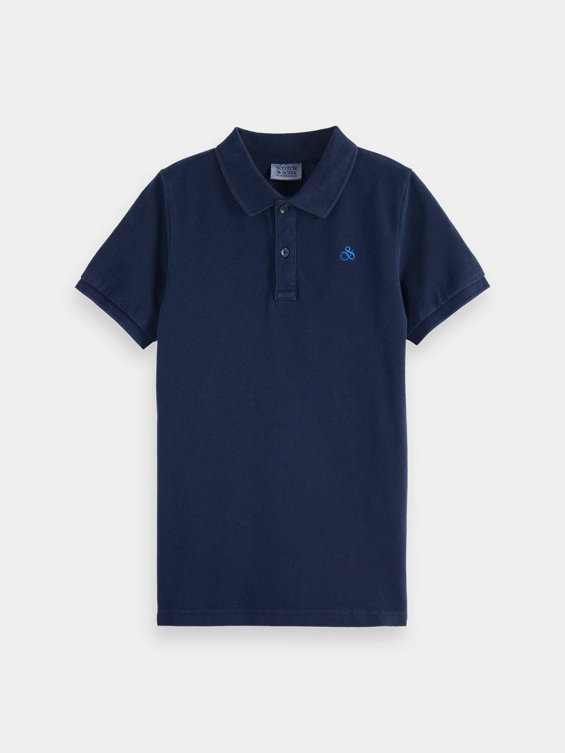 Kids - Garment-dyed pique polo - Scotch & Soda AU