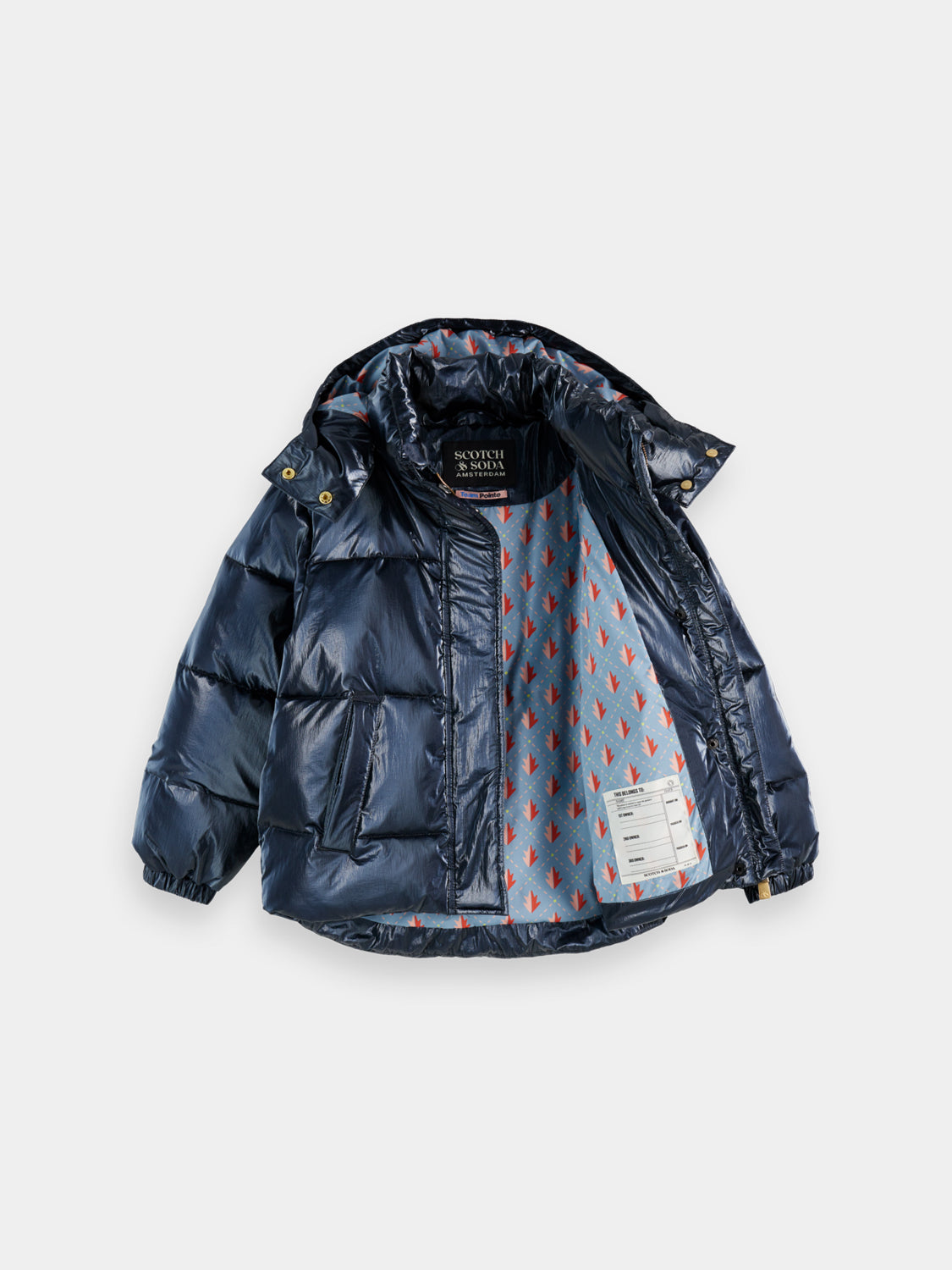 Kids - Metallic puffer jacket - Scotch & Soda AU