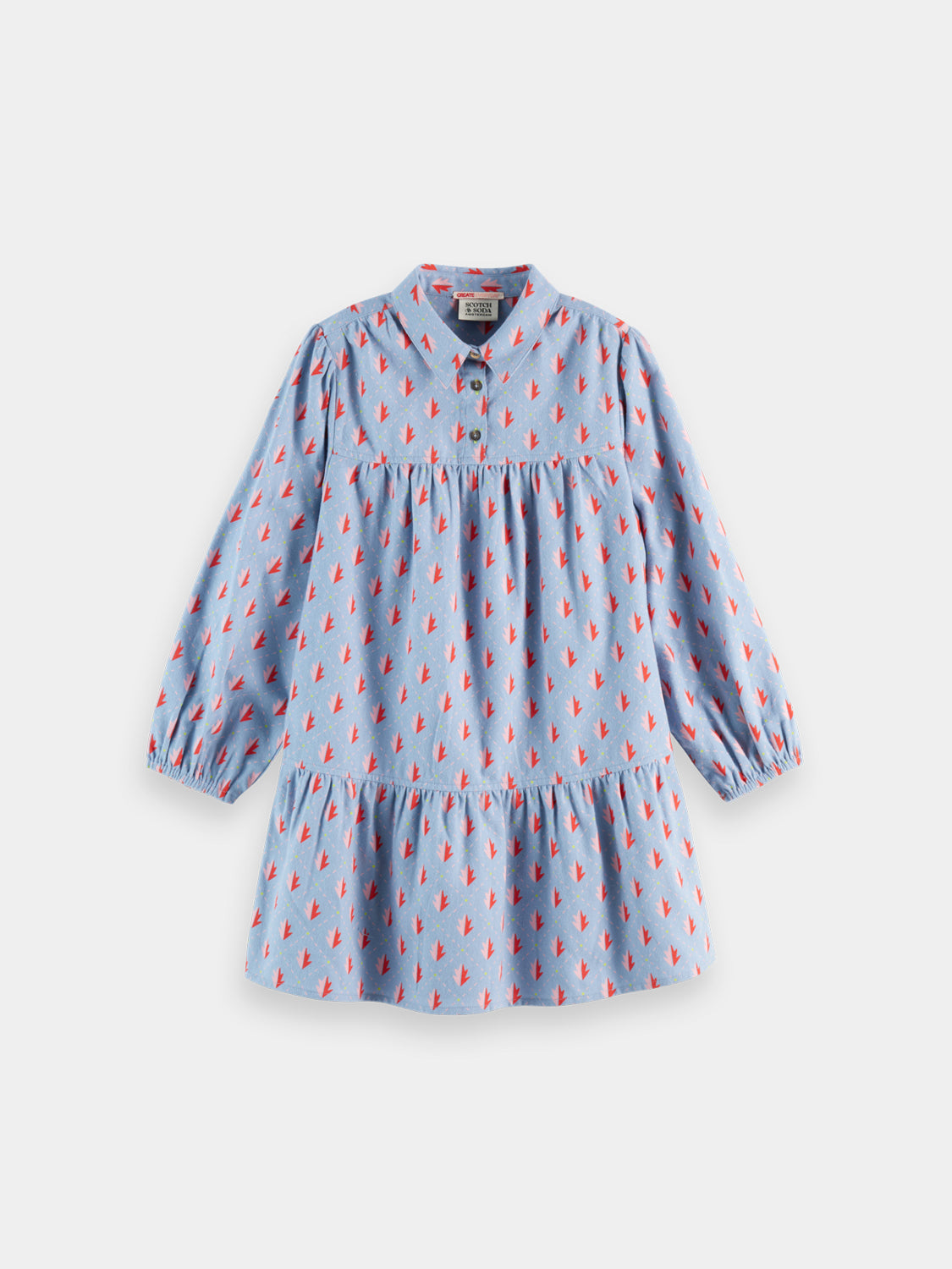 Kids - Flannel printed dress - Scotch & Soda AU