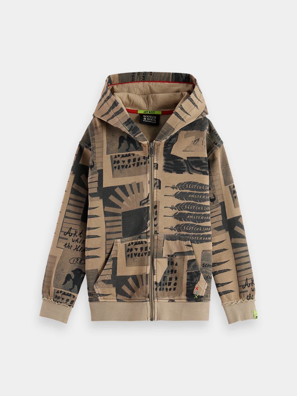 Kids - Zip-through hoodie - Scotch & Soda AU