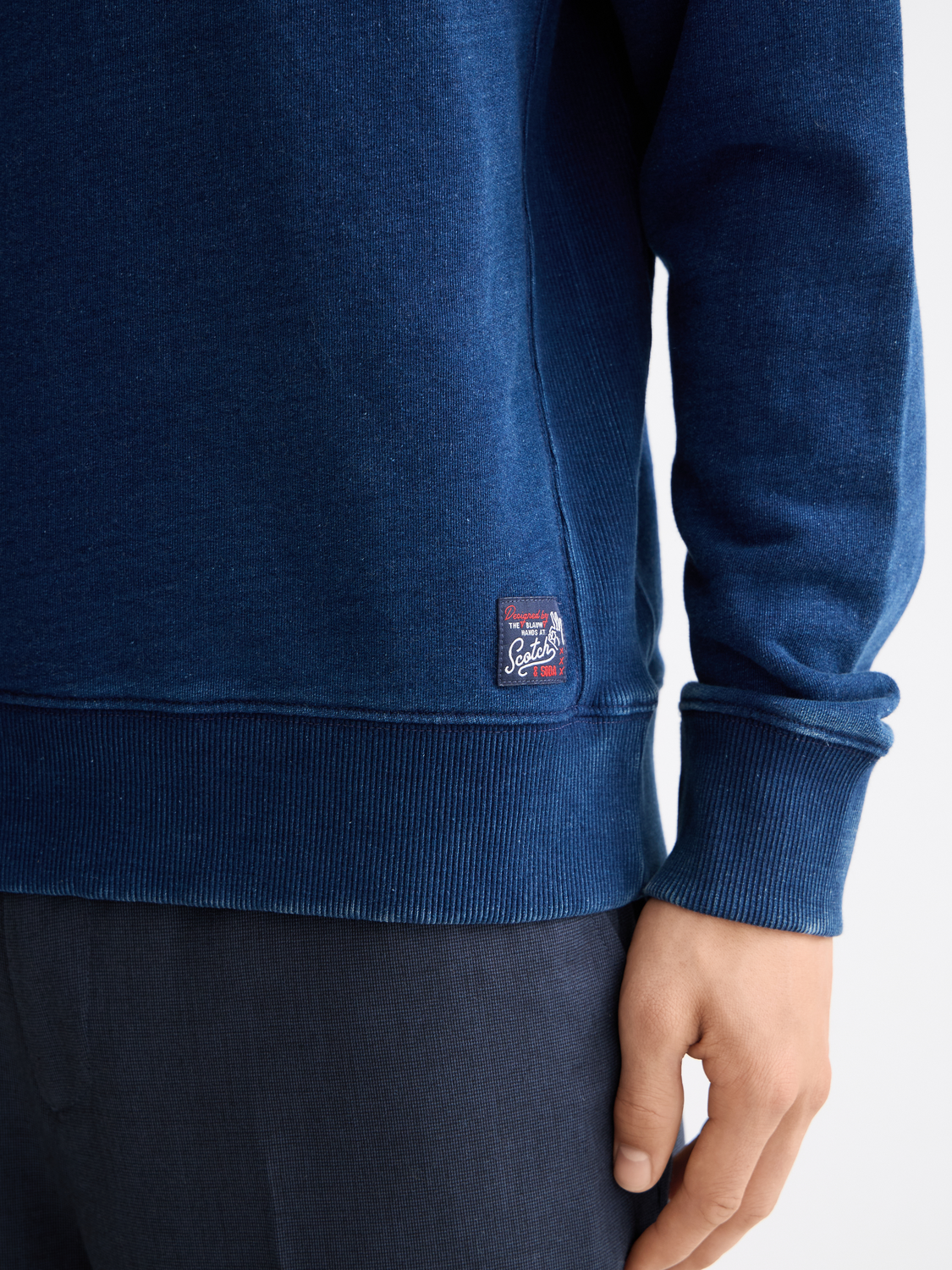 Indigo printed sweatshirt - Scotch & Soda AU
