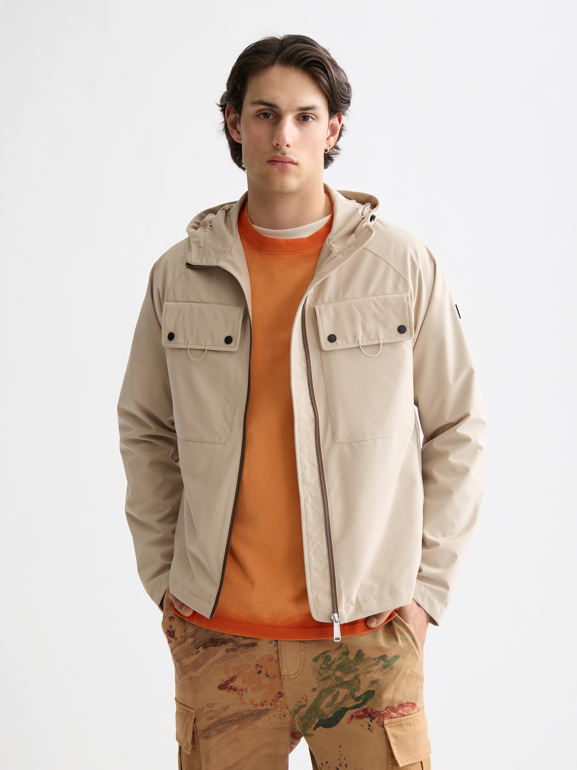 Hooded softshell jacket - Scotch & Soda AU