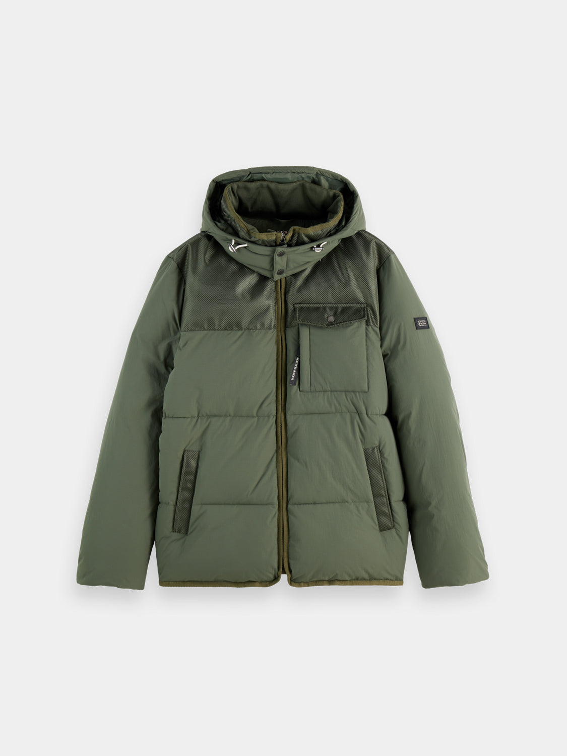Hooded puffer jacket - Scotch & Soda AU