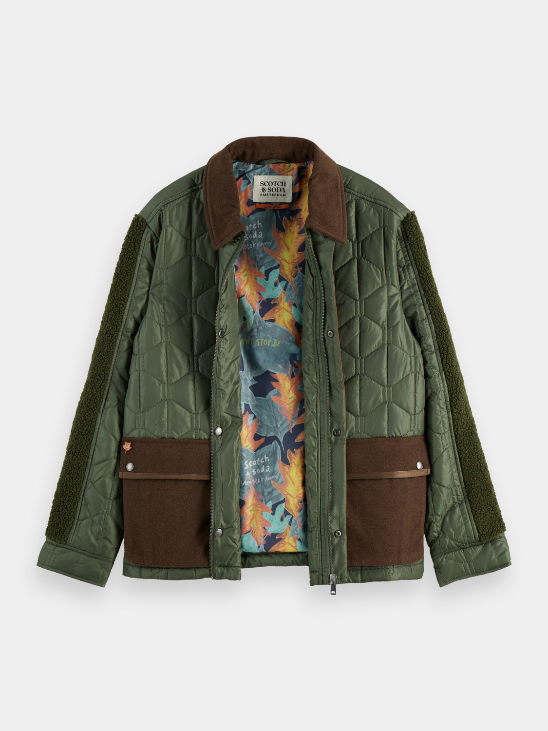 Quilted military jacket - Scotch & Soda AU