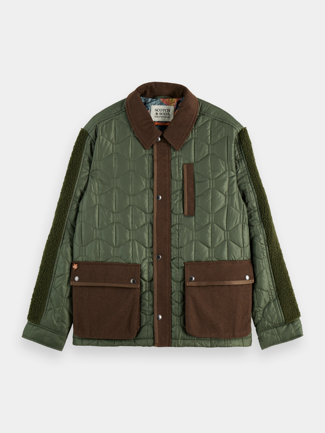 Quilted military jacket - Scotch & Soda AU