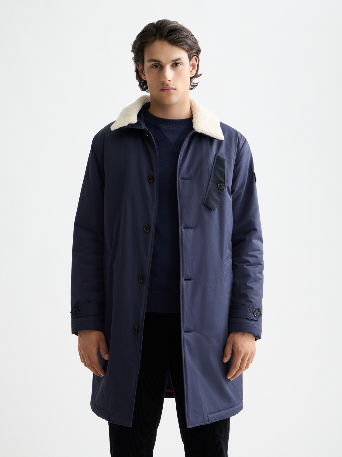 Teddy collar coat - Scotch & Soda AU