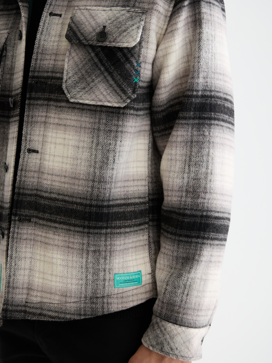 Check overshirt - Scotch & Soda AU