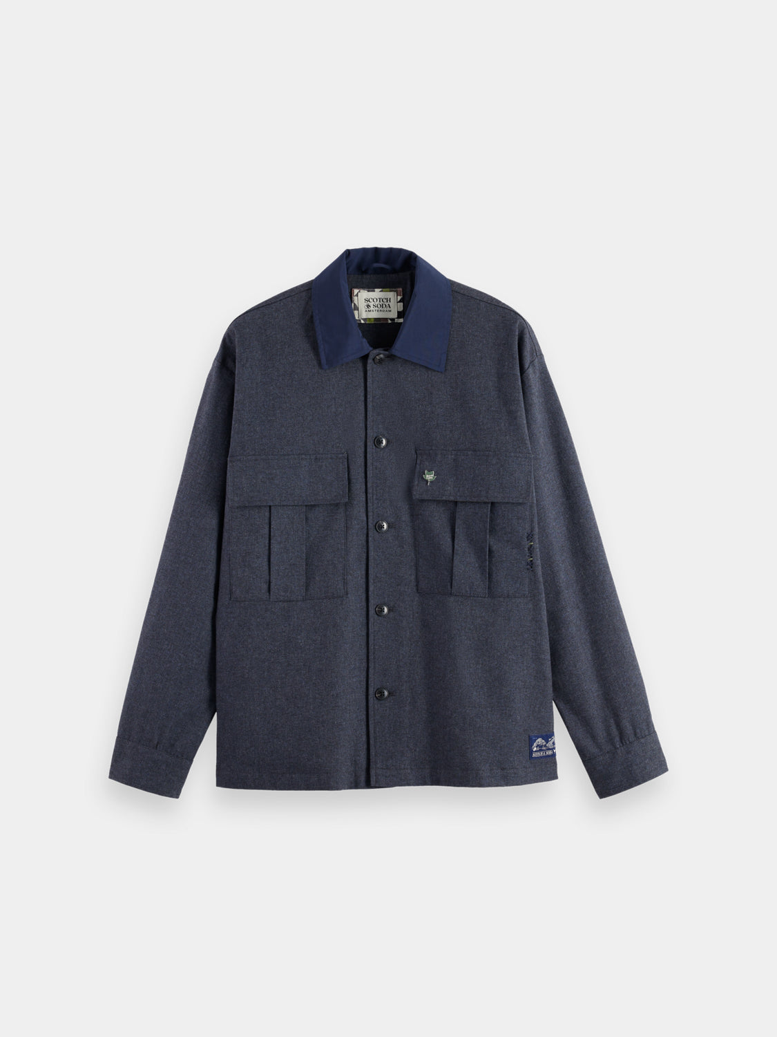 Melange utility overshirt - Scotch & Soda AU