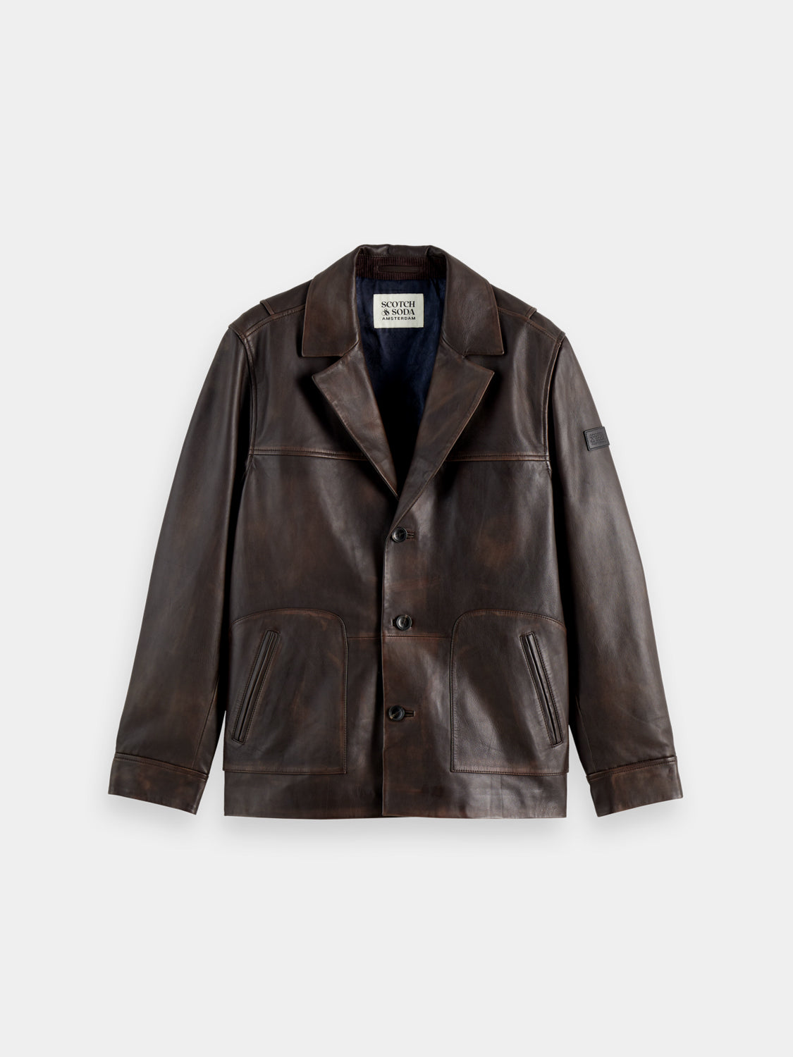 Leather blazer - Scotch & Soda AU