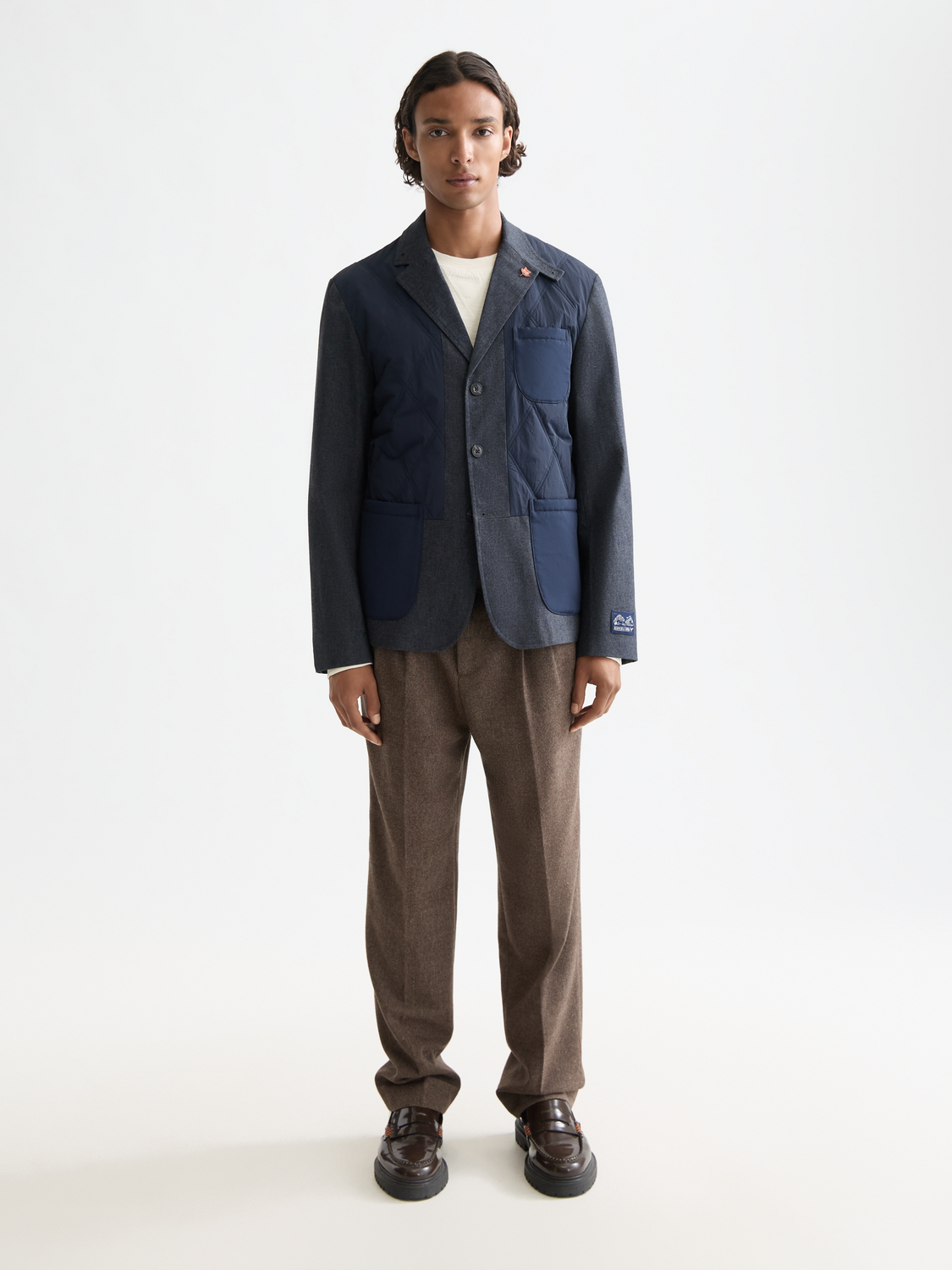 Colourblock padded blazer - Scotch & Soda AU