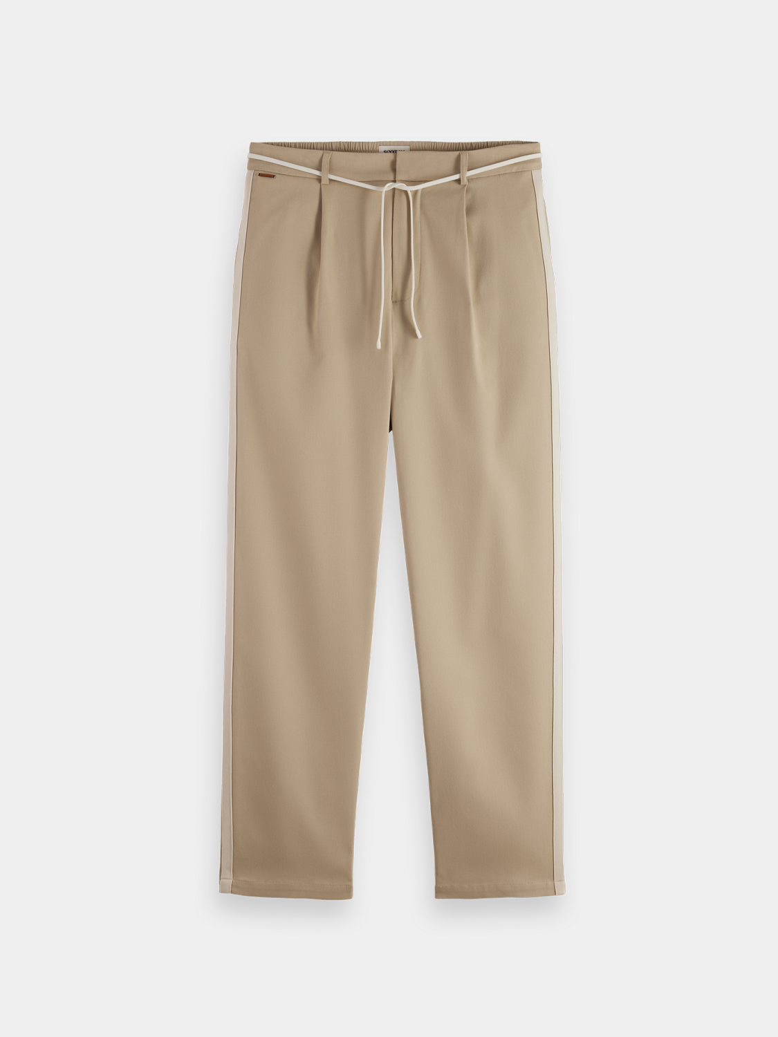 Pleated straight fit jogger - Scotch & Soda AU