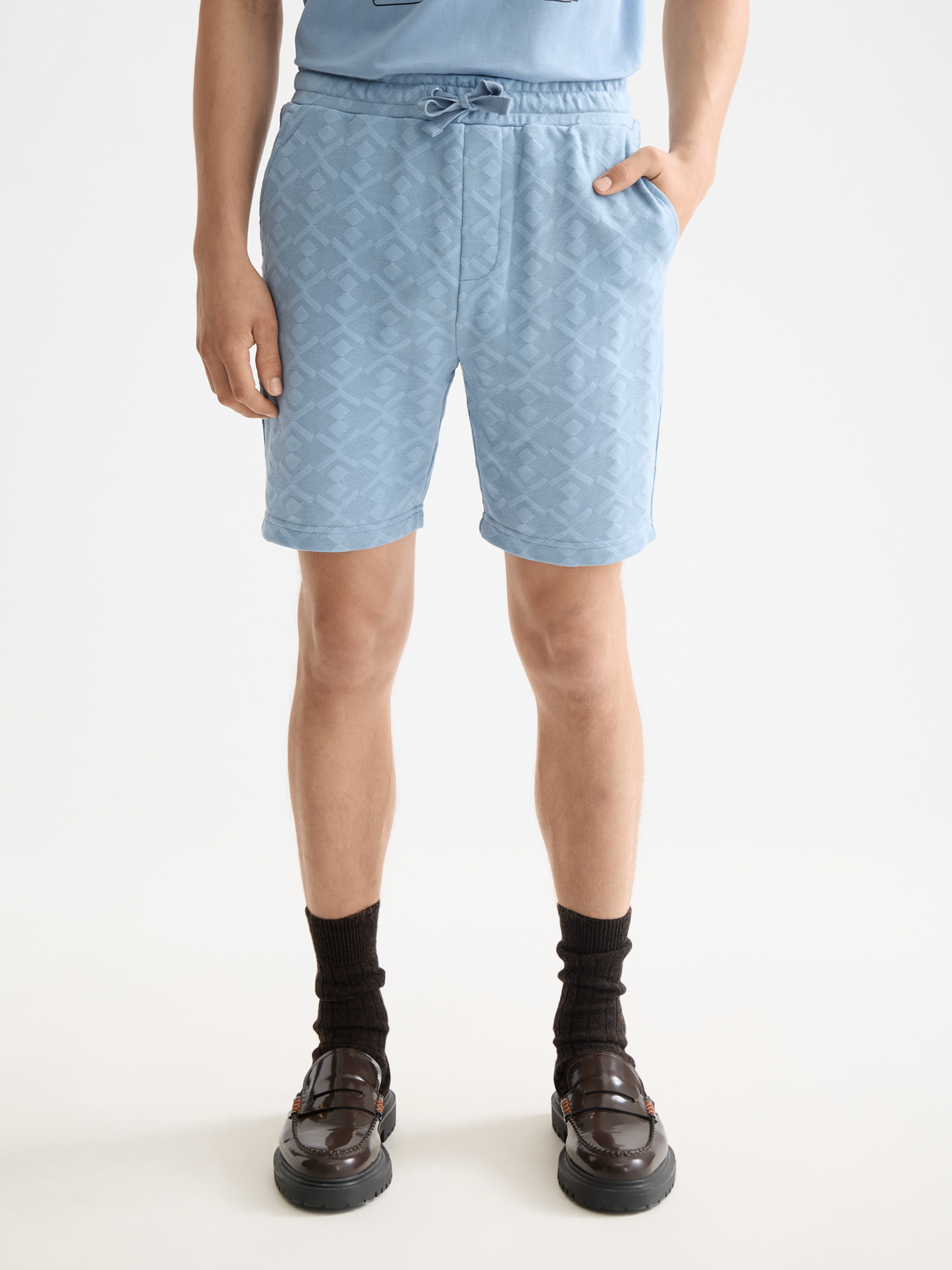 Jacquard terry sweatshorts - Scotch & Soda AU