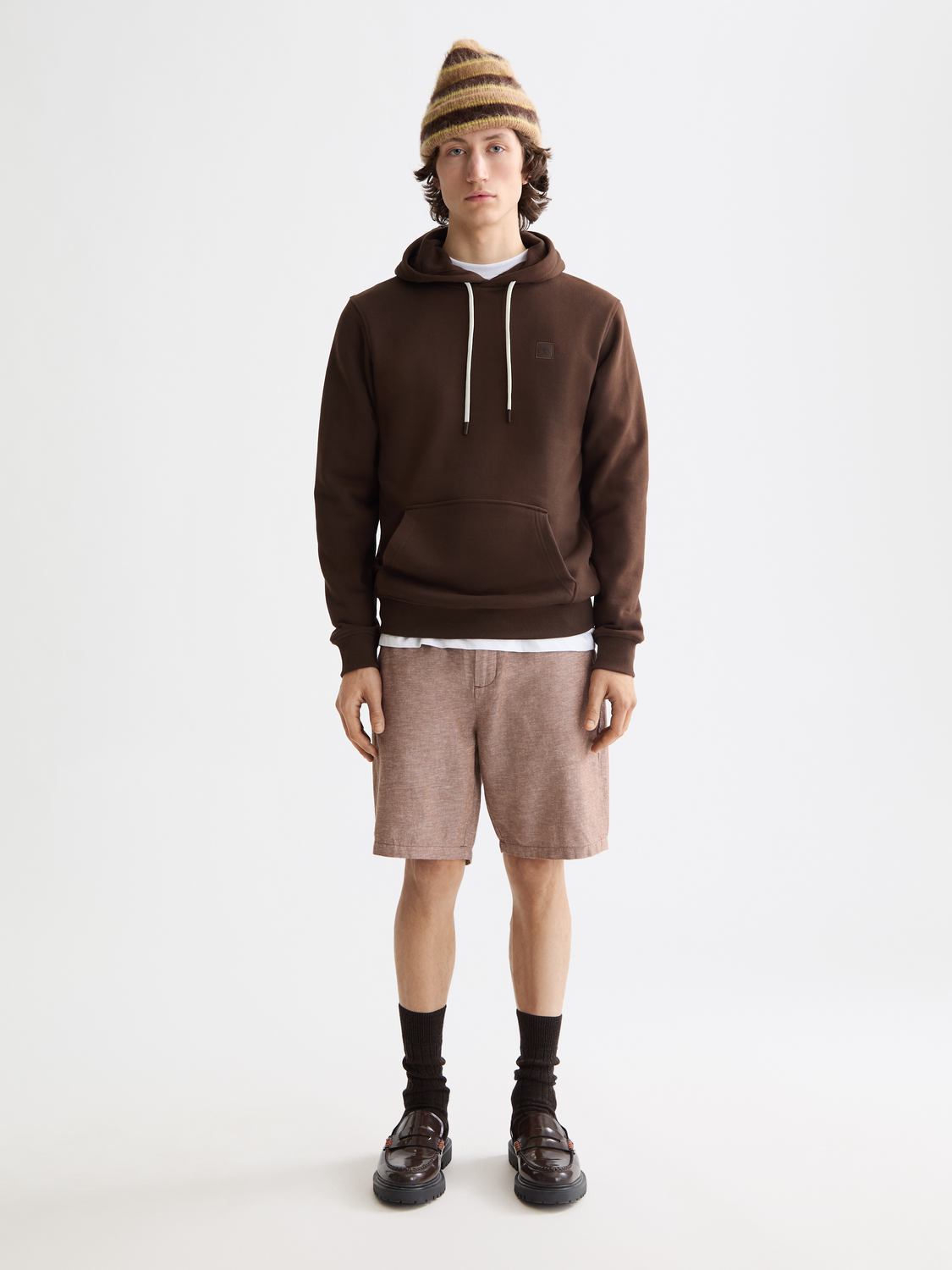 Fave cotton-linen shorts - Scotch & Soda AU