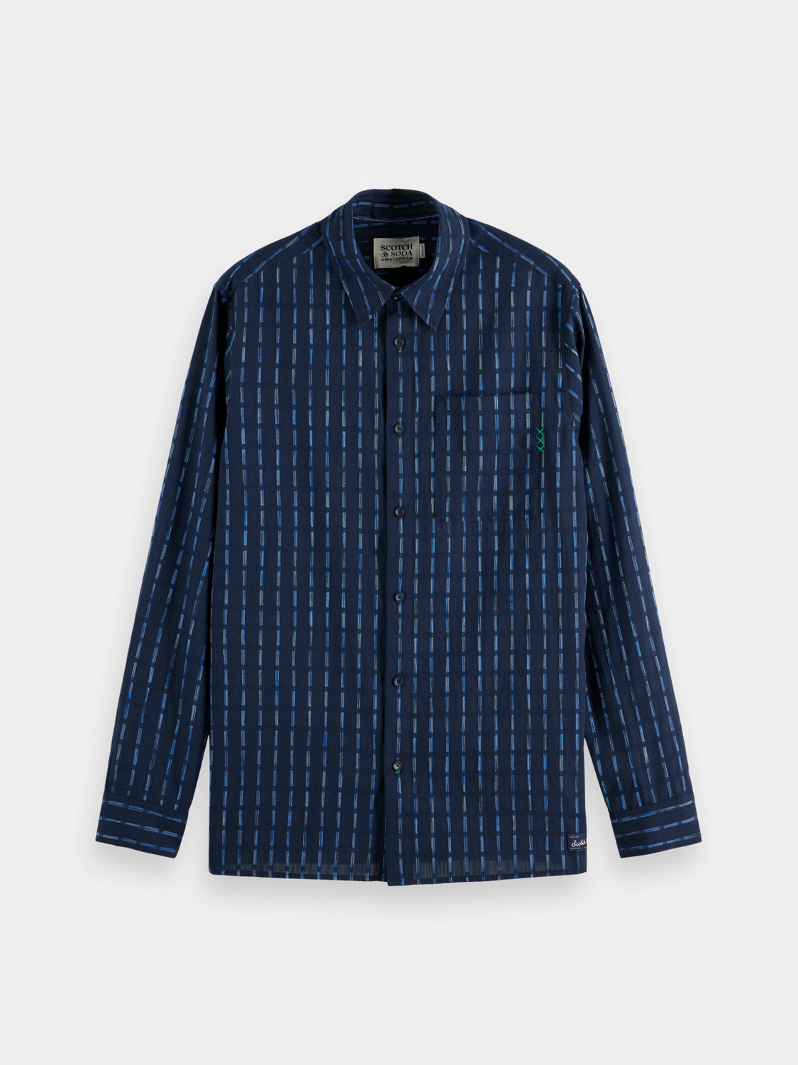 Striped cotton-voile shirt - Scotch & Soda AU