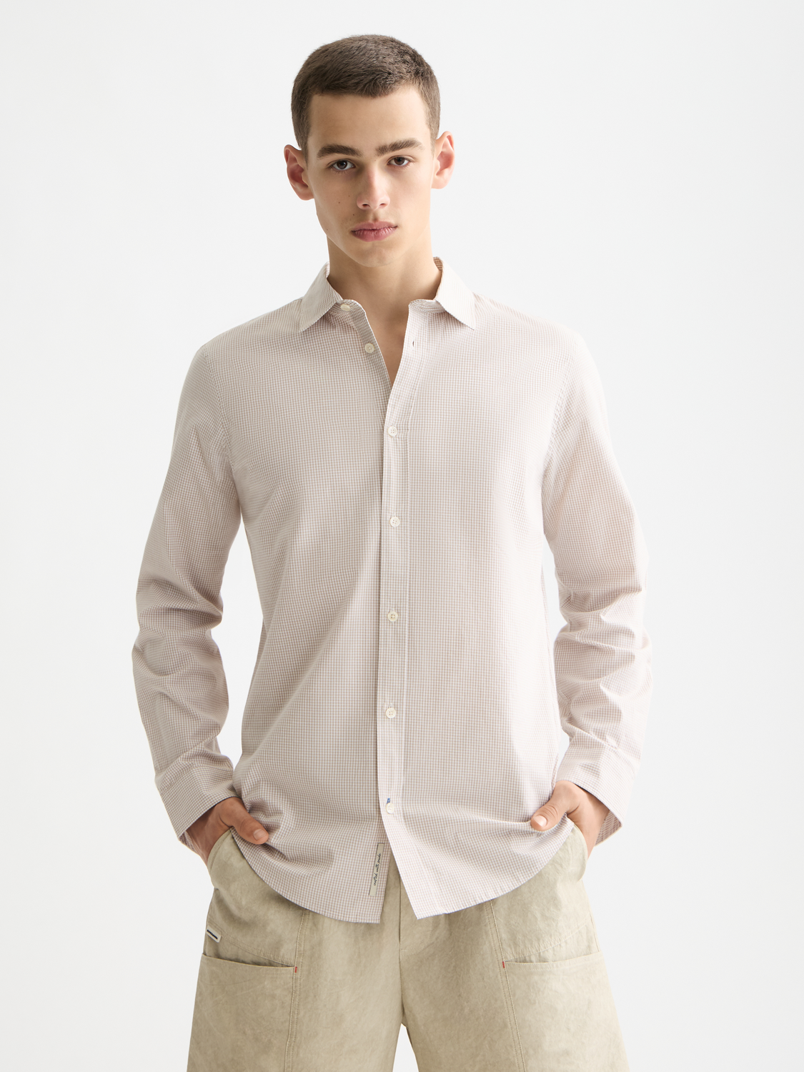 Check poplin shirt - Scotch & Soda AU