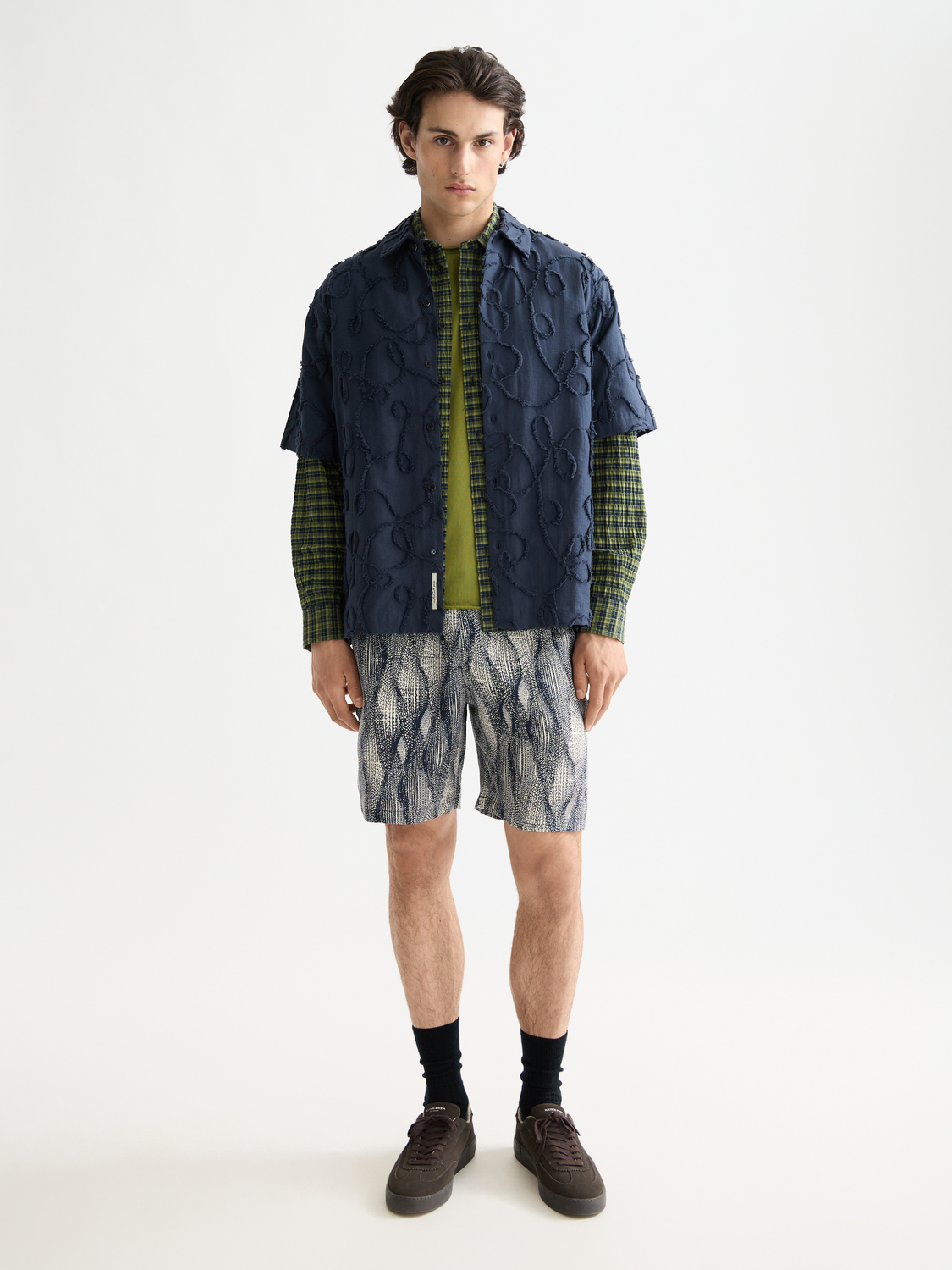 Jacquard short sleeved shirt - Scotch & Soda AU