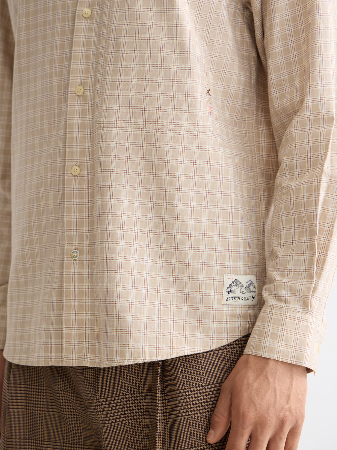 Lightweight flannel shirt - Scotch & Soda AU