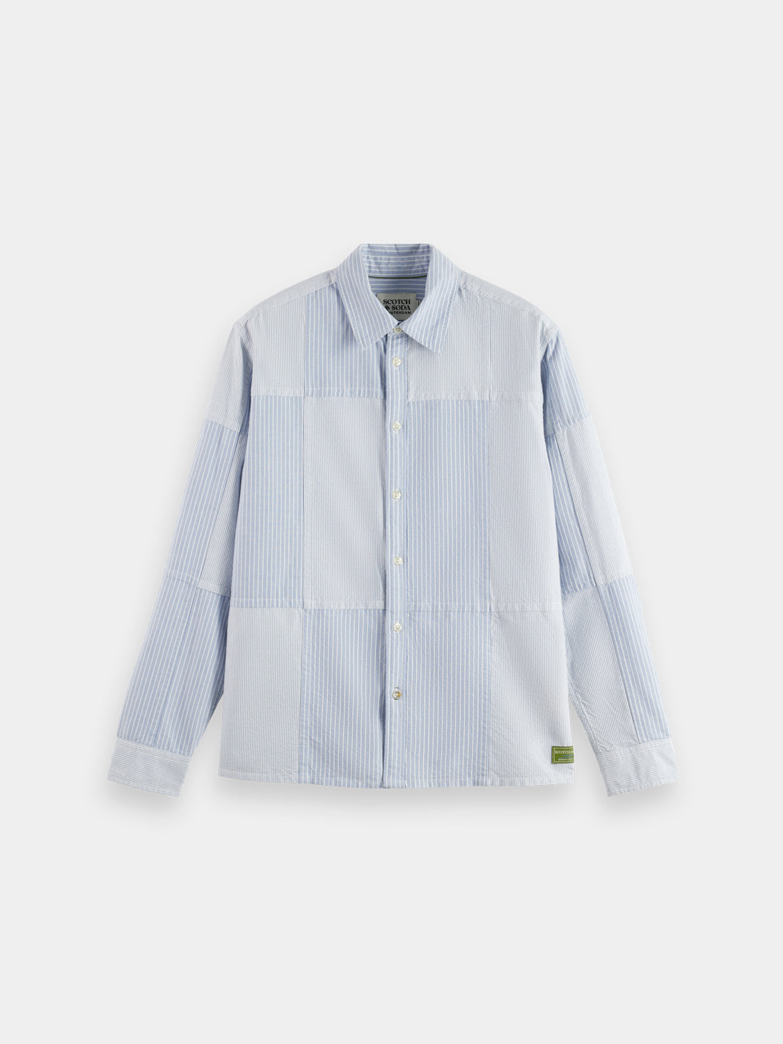 Patchwork Oxford shirt - Scotch & Soda AU