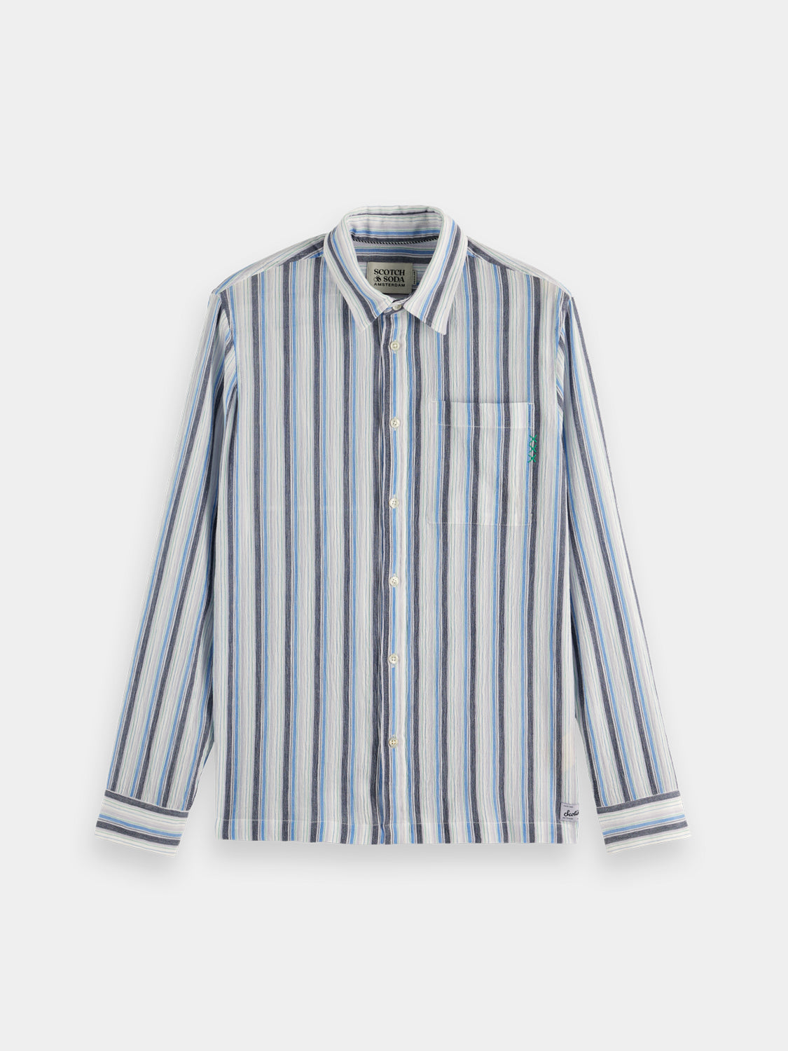 Textured striped shirt - Scotch & Soda AU