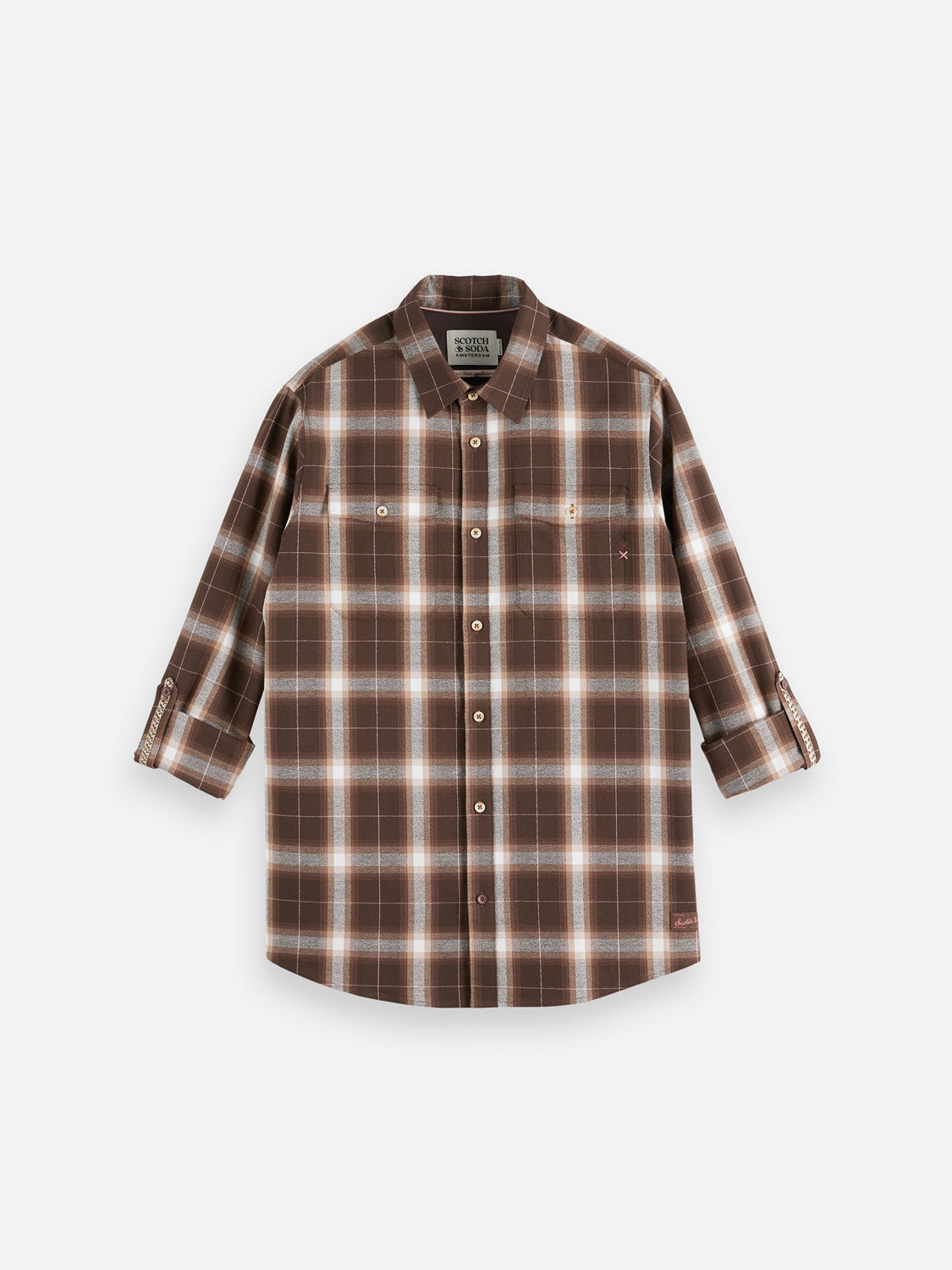 Lightweight flannel shirt - Scotch & Soda AU