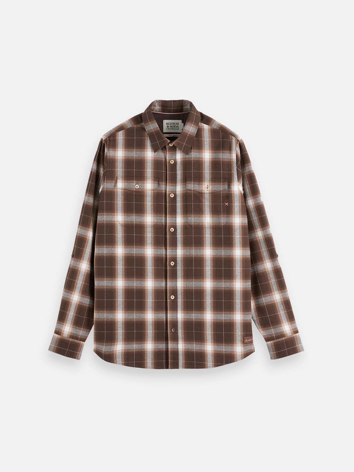 Lightweight flannel shirt - Scotch & Soda AU