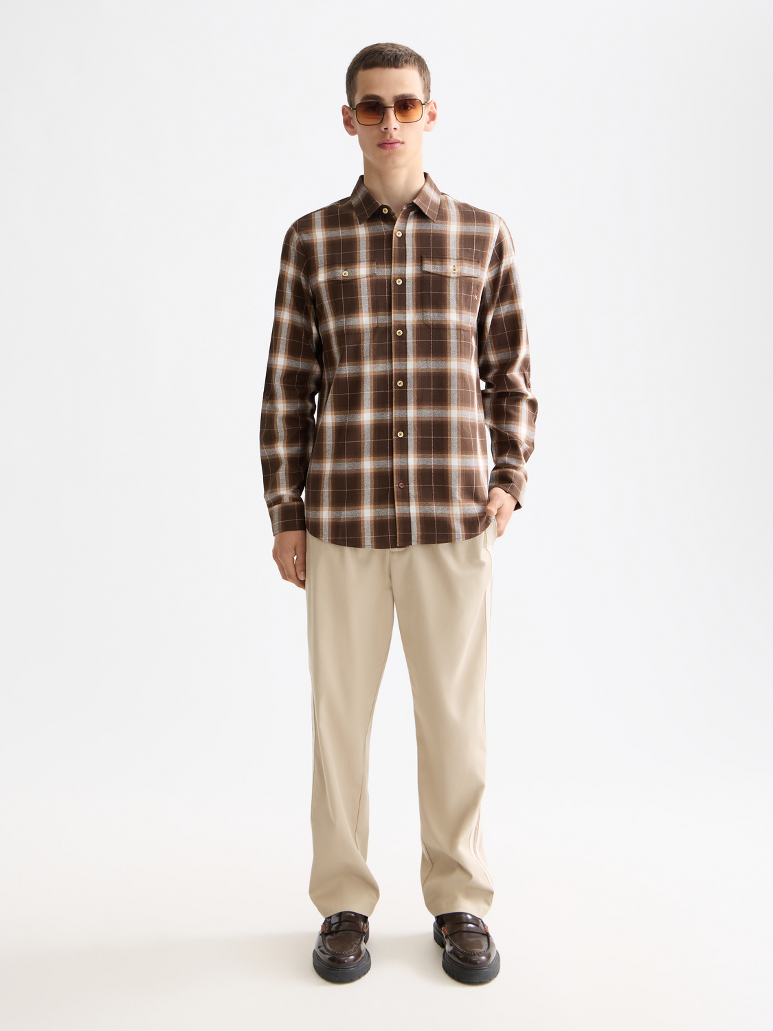 Lightweight flannel shirt - Scotch & Soda AU