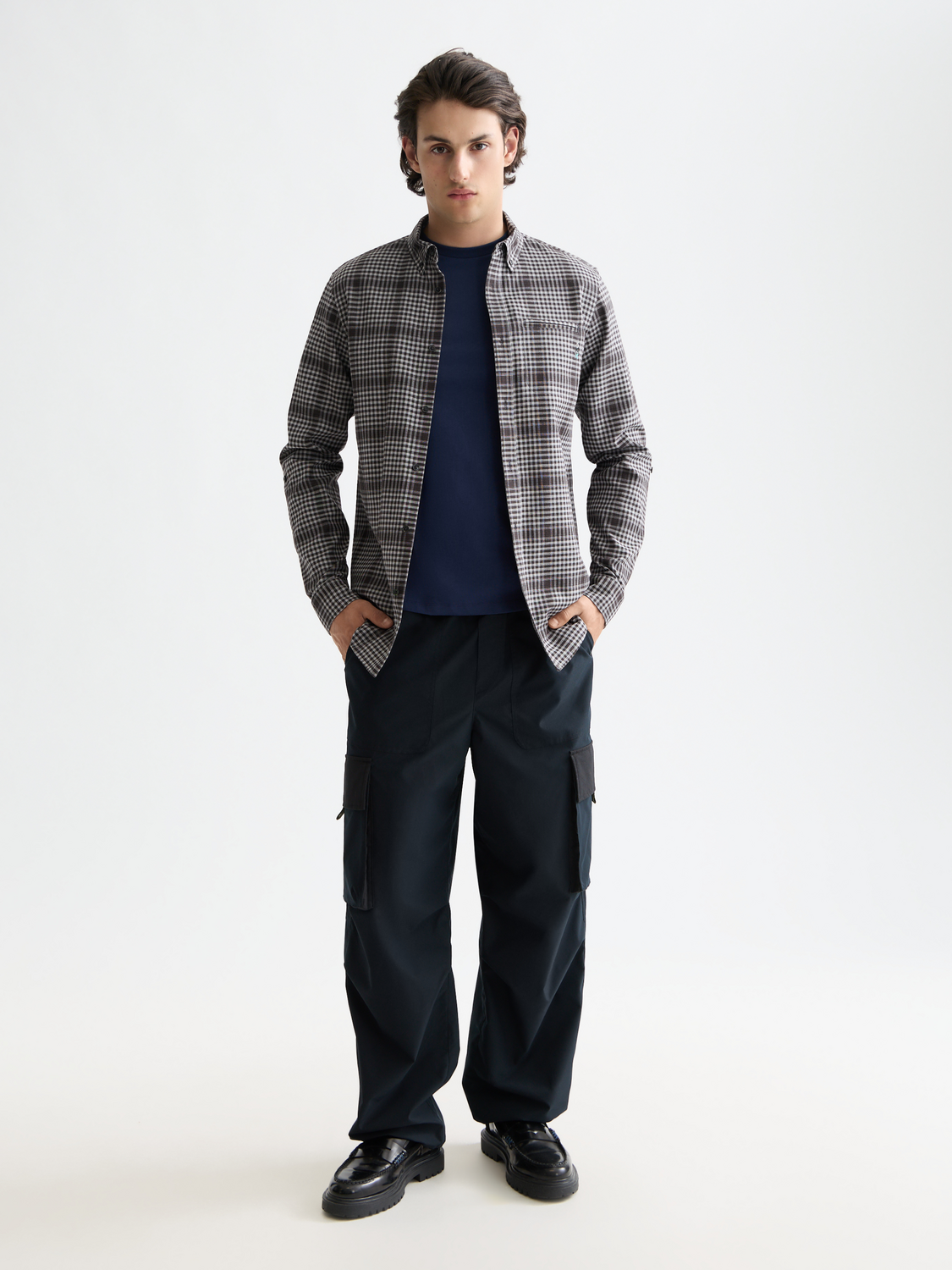 Shadow check double face shirt - Scotch & Soda AU