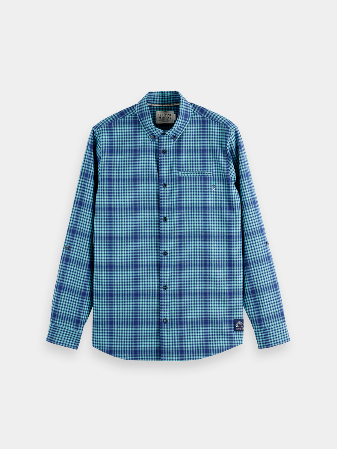 Shadow check double face shirt - Scotch & Soda AU
