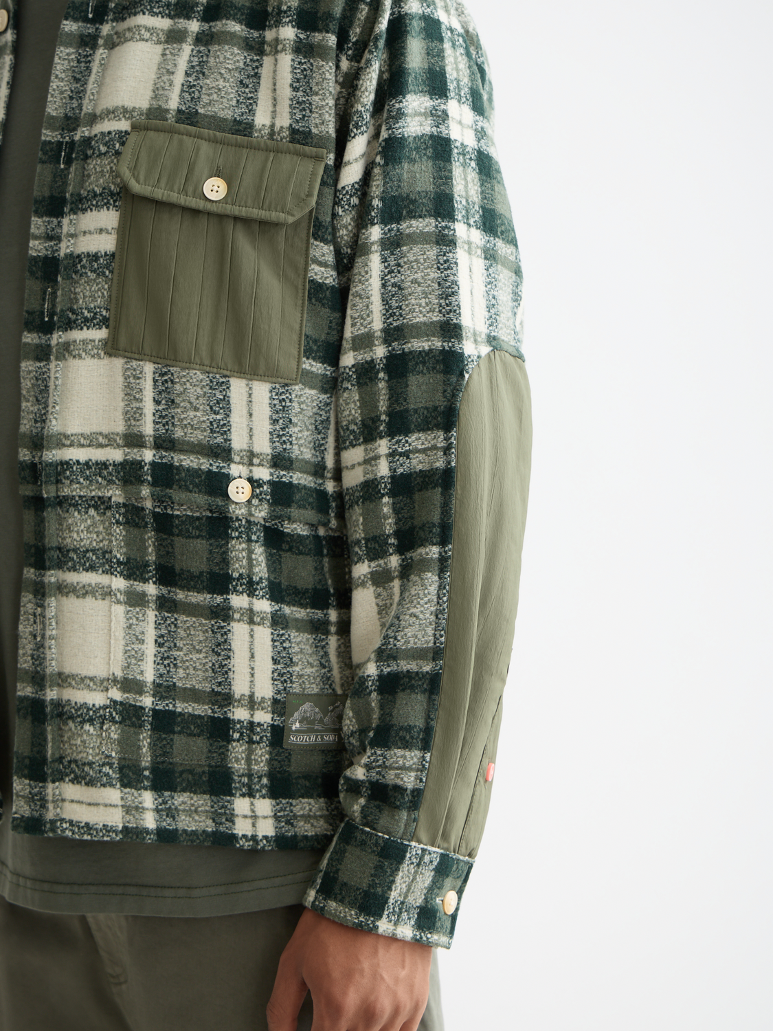 Patchwork shirt - Scotch & Soda AU