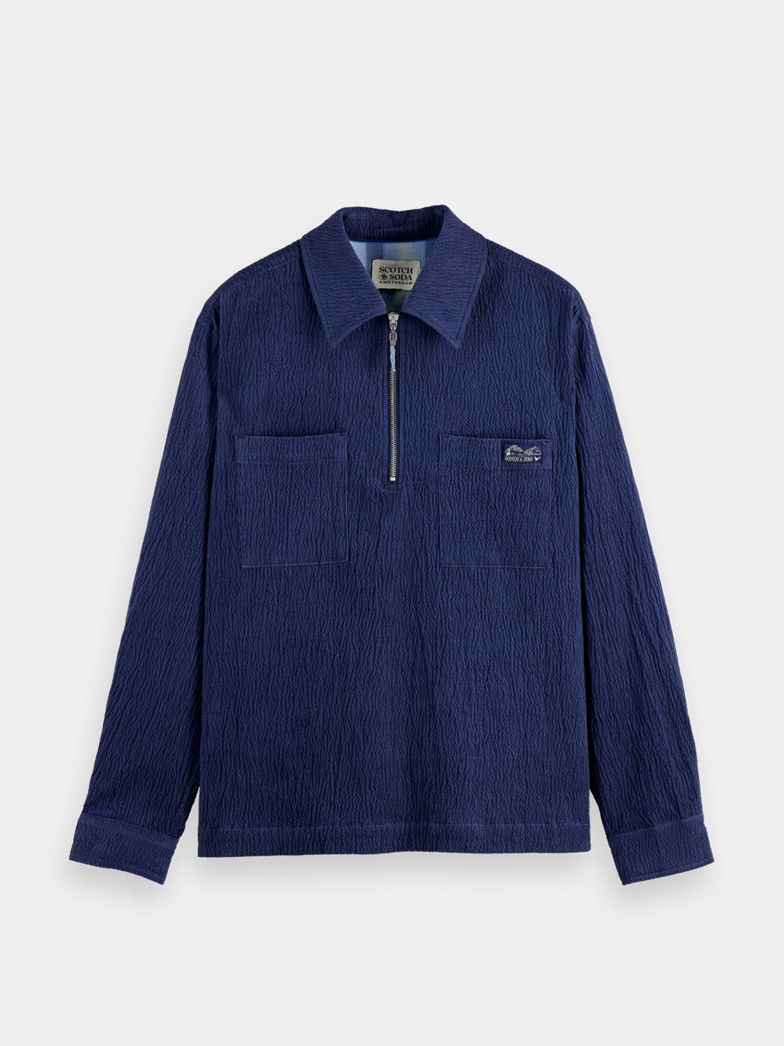 Quarter zip corduroy shirt - Scotch & Soda AU