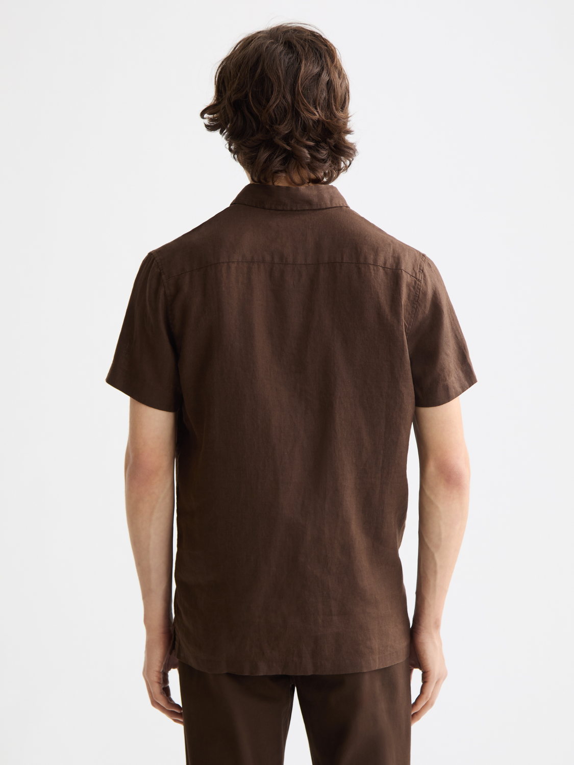 Short sleeved linen shirt - Scotch & Soda AU