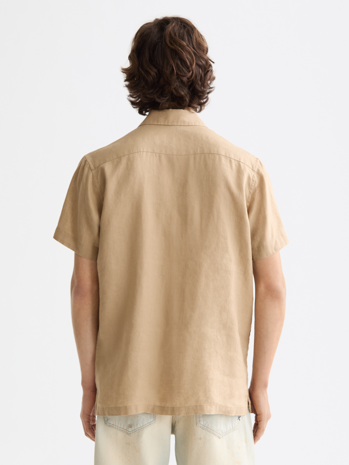 Short sleeved linen shirt - Scotch & Soda AU