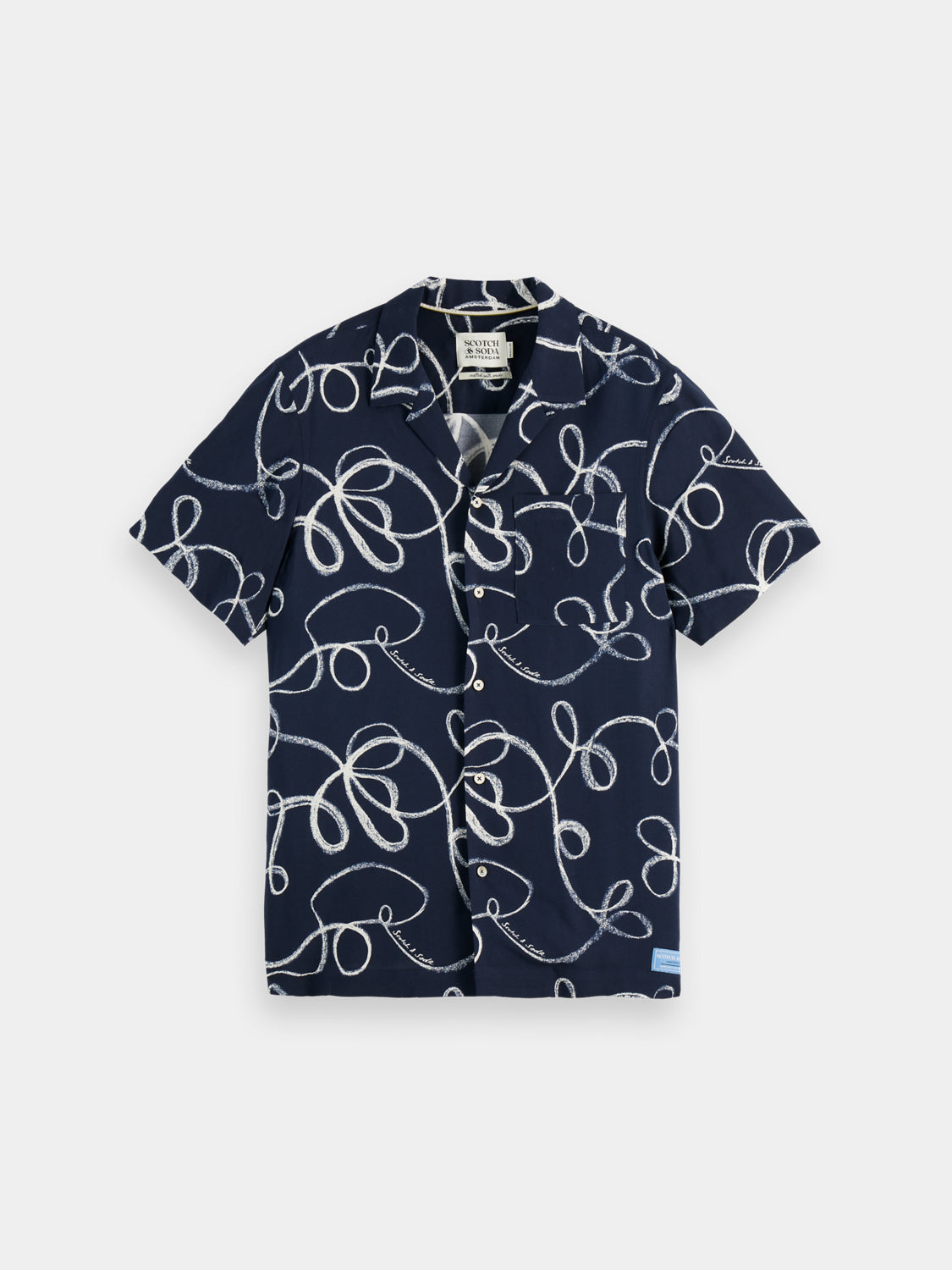 Printed short sleeved shirt - Scotch & Soda AU