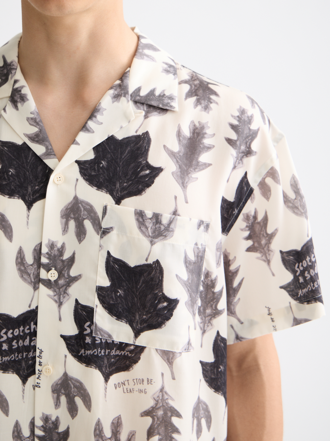 Printed short sleeved shirt - Scotch & Soda AU