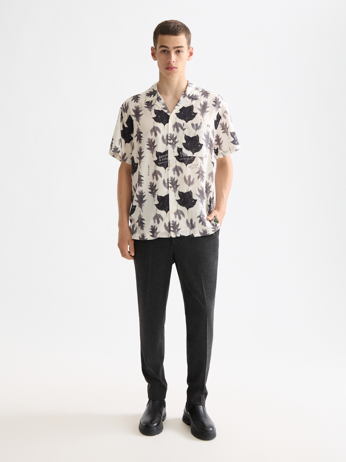 Printed short sleeved shirt - Scotch & Soda AU