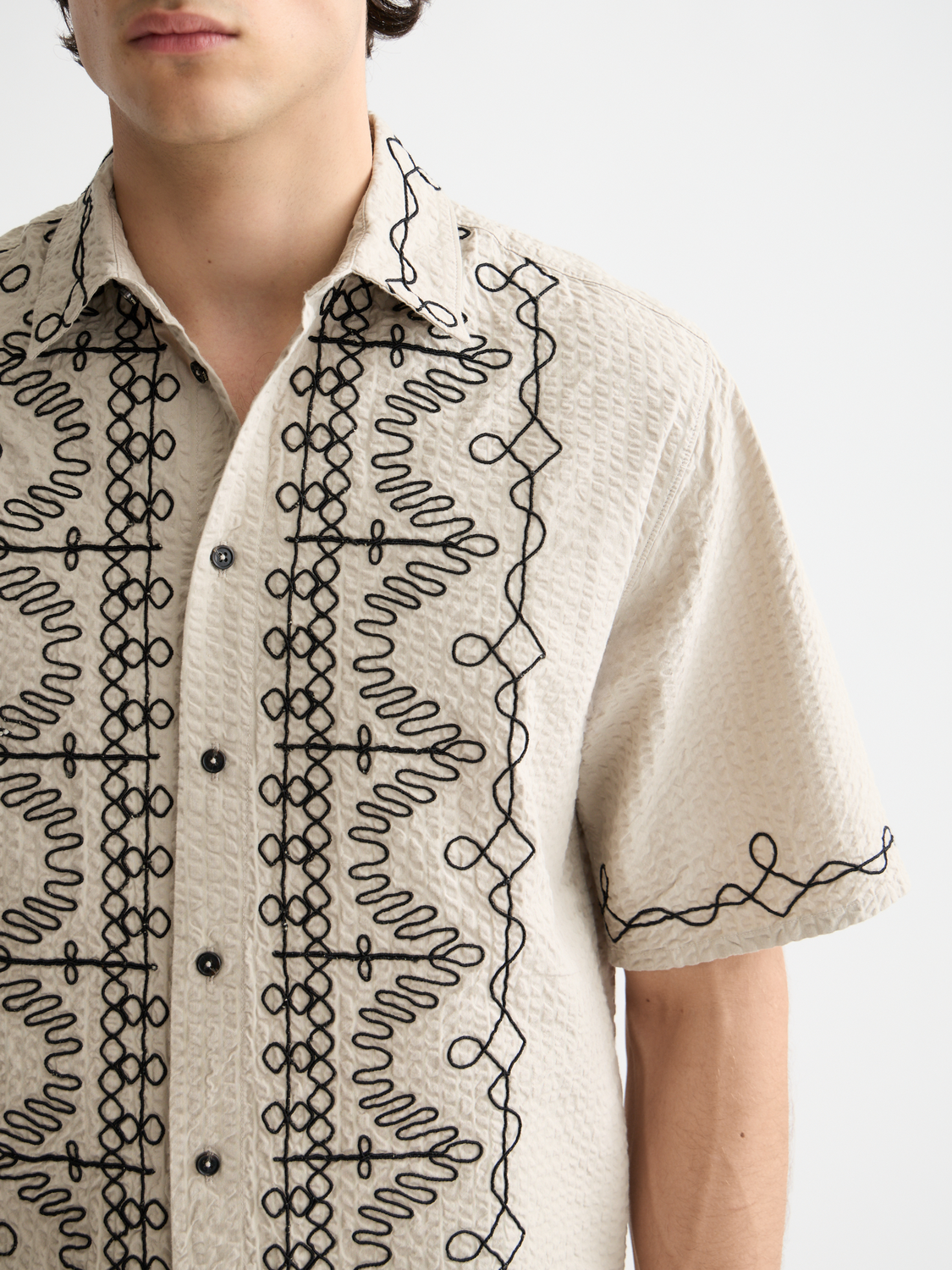 Embroidered short sleeved shirt - Scotch & Soda AU
