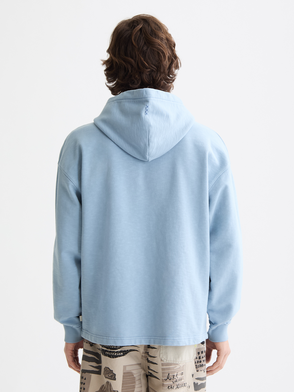 Garment-dyed hoodie - Scotch & Soda AU