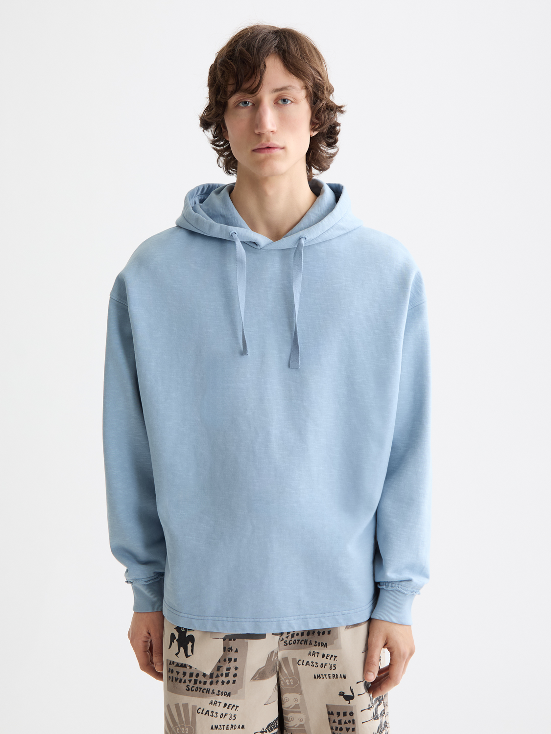 Garment-dyed hoodie - Scotch & Soda AU