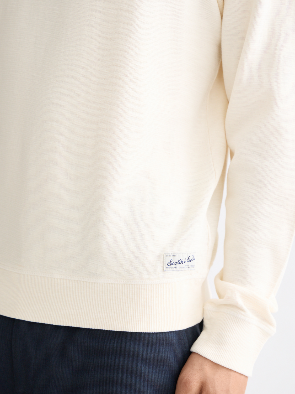 Garment-dyed sweatshirt - Scotch & Soda AU