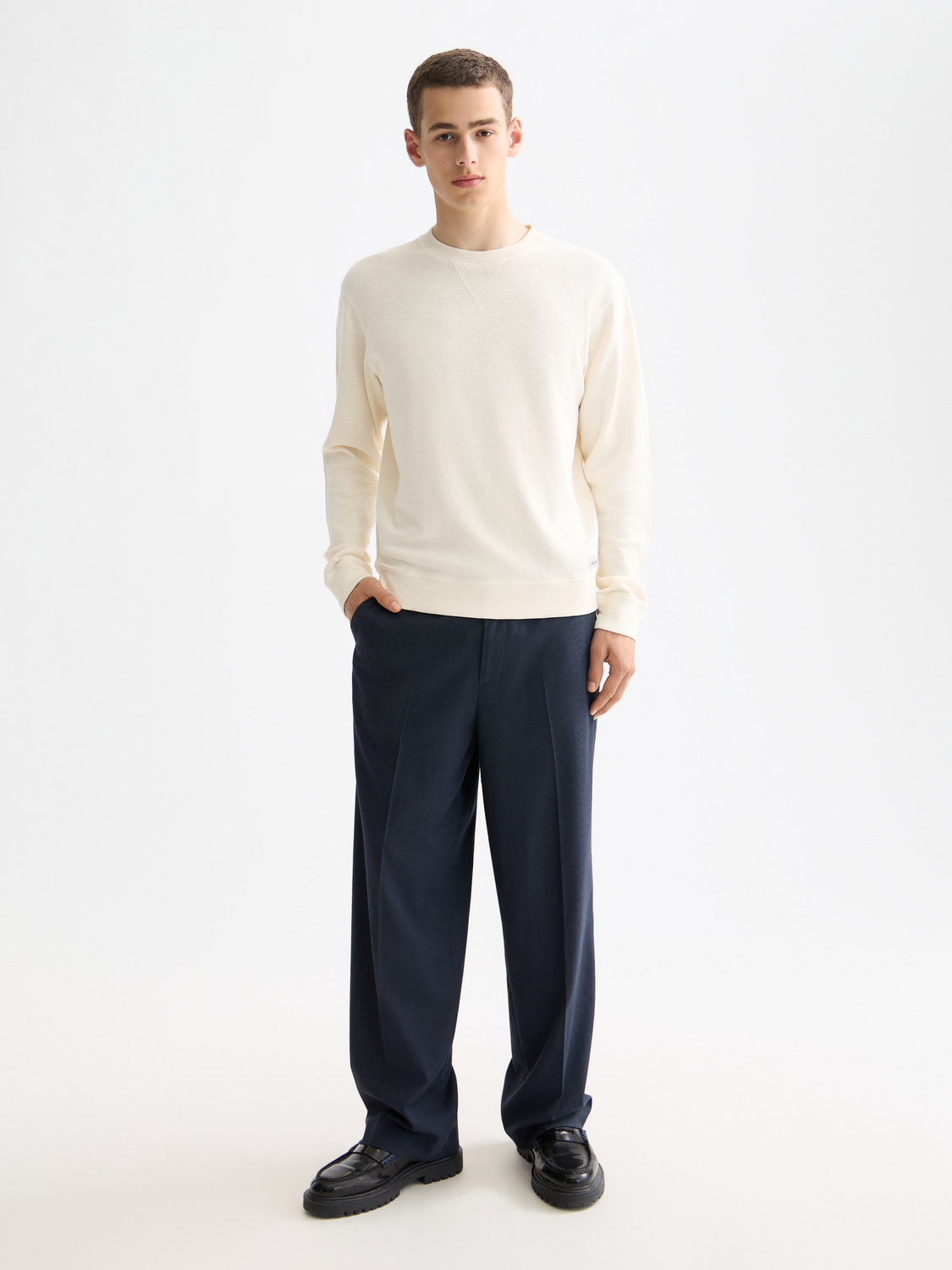 Garment-dyed sweatshirt - Scotch & Soda AU