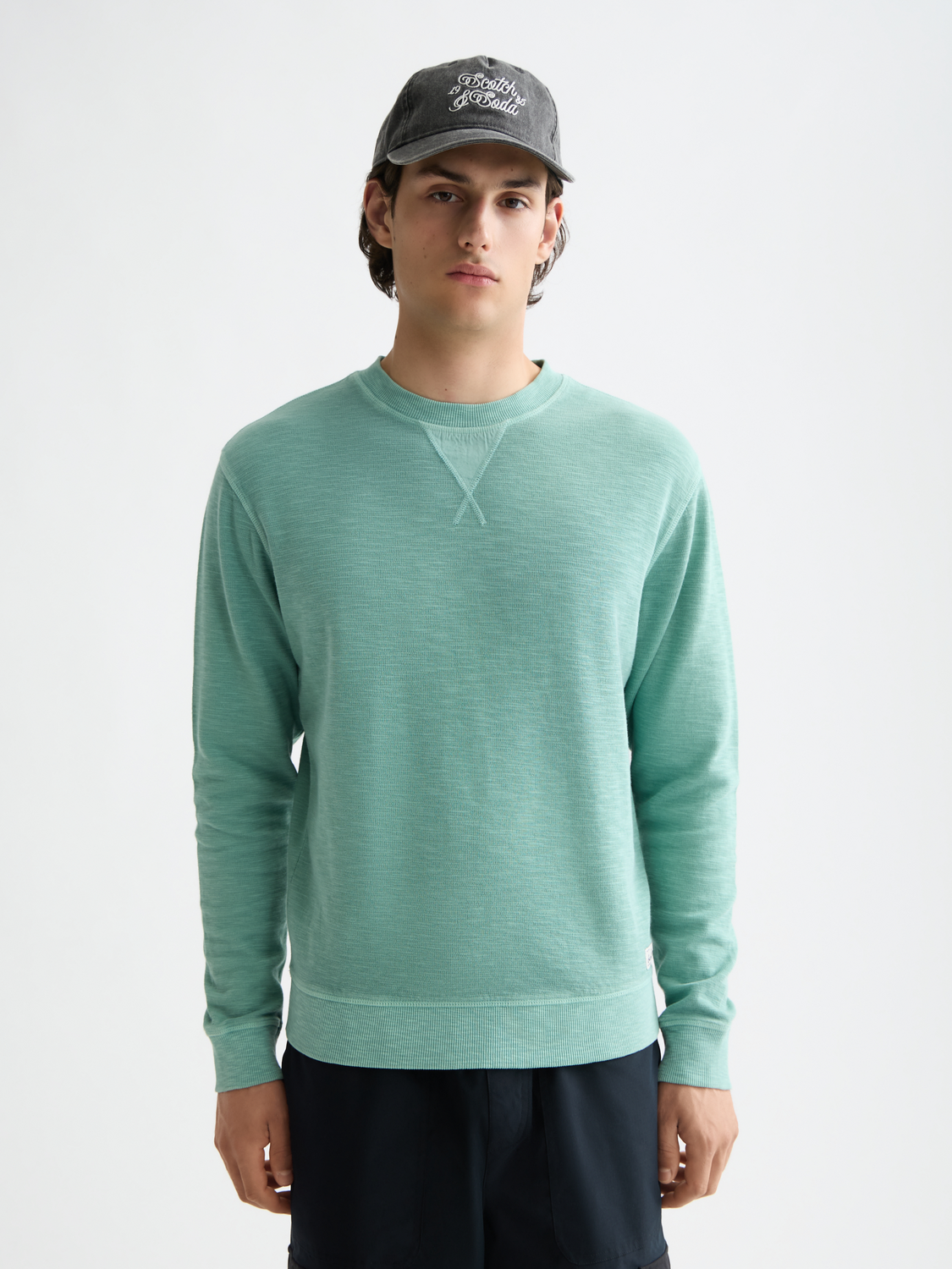 Garment-dyed sweatshirt - Scotch & Soda AU