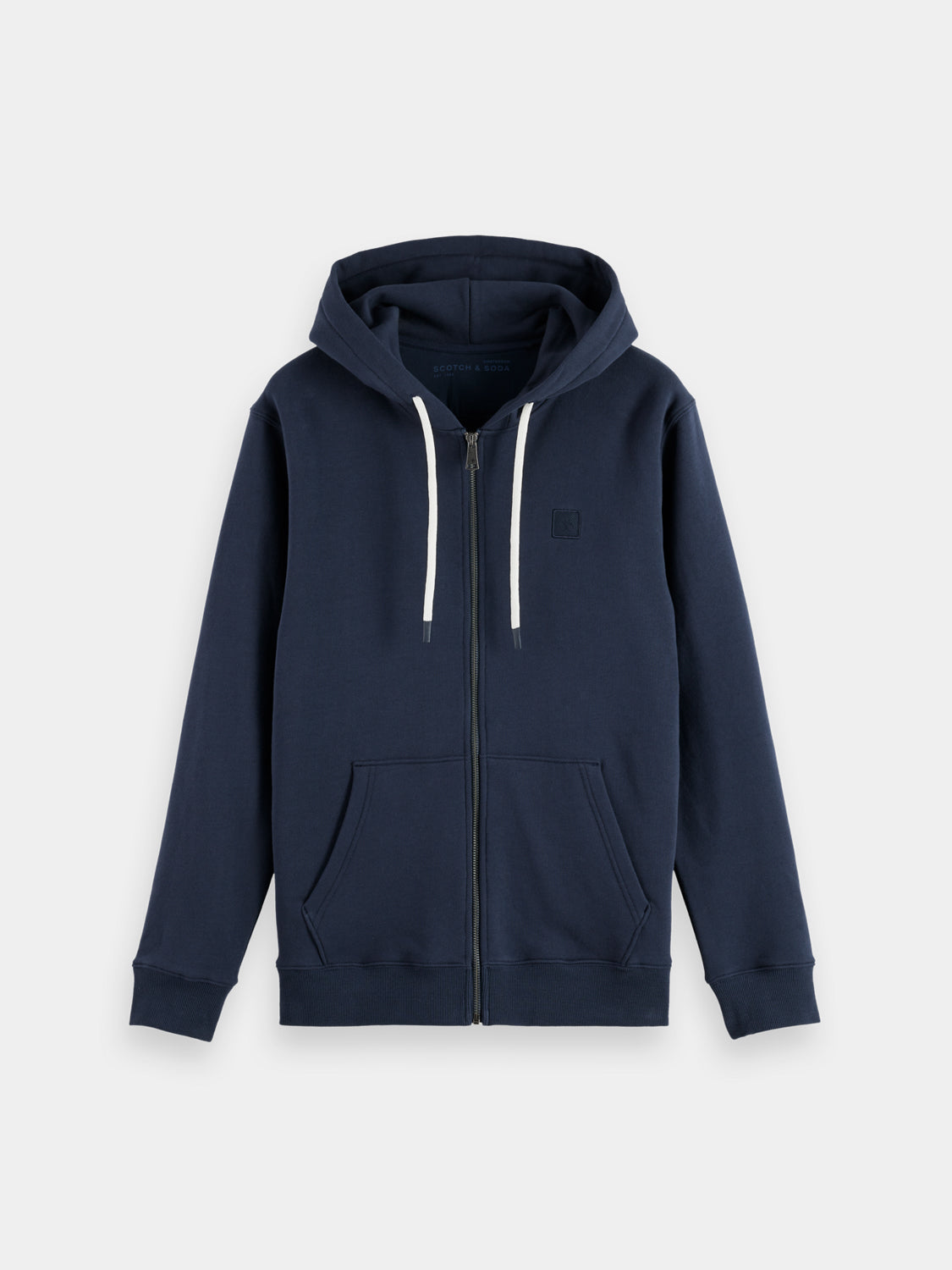 Zip-thru logo hoodie - Scotch & Soda AU