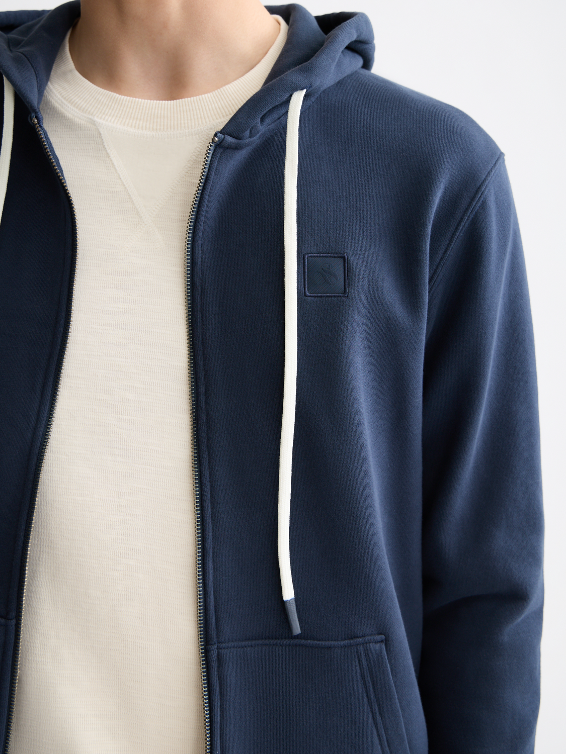 Zip-thru logo hoodie - Scotch & Soda AU
